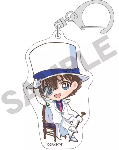 怪盗キッド 「名探偵コナン トレーディングアクリルキーホルダー ミニキャラ英国風」