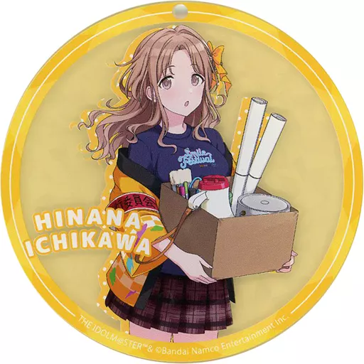 市川雛菜 ホログラムアクリルコースターキーホルダー 「THE IDOLM＠STER SHINY COLORS×SMILE BASE CAFE SMILE FESTIVAL」