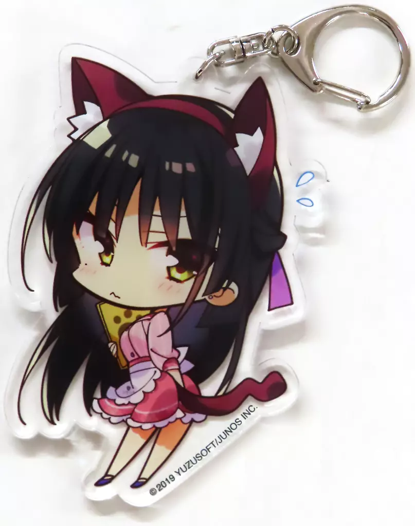 四季ナツメ(ねこみみウエイトレスver.) キングキーホルダー 「喫茶ステラと死神の蝶」 ゆずソフトショップ限定