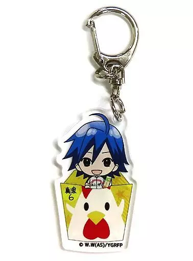 真波山岳 描き下ろしSDデザインアクリルストラップ 「弱虫ペダル GRANDE ROAD×ローソン」 レシートIDキャンペーン Cコース