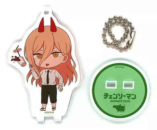 パワー 「チェンソーマン×animatecafe トレーディングアクリルスタンドキーホルダー」