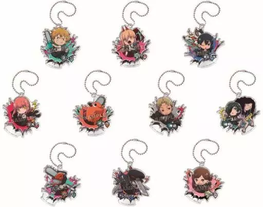 全10種セット 「チェンソーマン ぶちマス! アクリルキーホルダー」