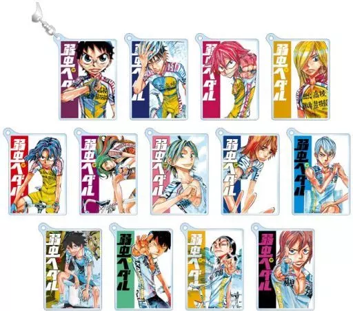 全13種セット 「弱虫ペダル トレーディング両面アクリルキーホルダー」