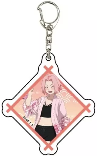 春野サクラ 「NARUTO ＆ BORUTO 描き下ろしアクリルキーホルダー 04.祭りver.」