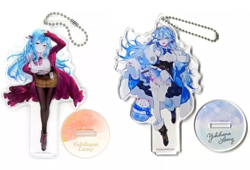 全2種セット アクリルスタンドキーホルダー 「バーチャルYouTuber ホロライブ×カプとれ」