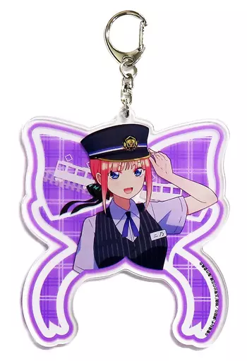 02.中野二乃 デカアクリルキーホルダー 駅員ver.(描き下ろし) 「映画 五等分の花嫁 POP UP SHOP in 池袋スキマストア」