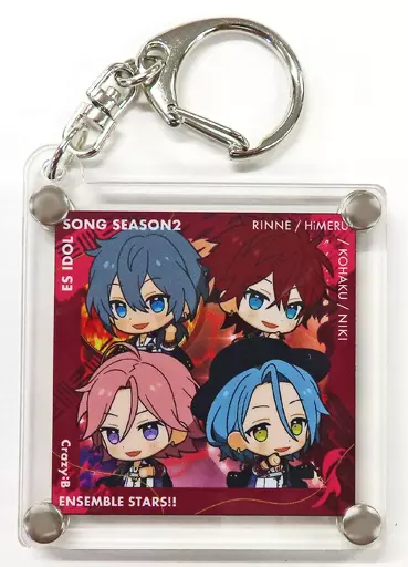 Crazy：B CDジャケットアクリルキーホルダー 「あんさんぶるスターズ!!×animatecafe」