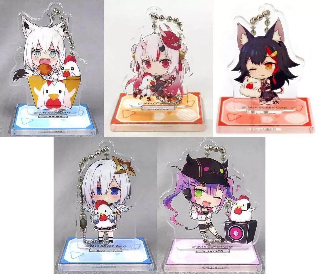 全5種セット 「バーチャルYouTuber ホロライブ×ローソン キャンペーン アクリルスタンドマスコット」