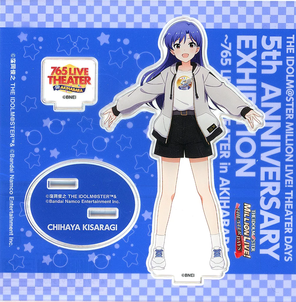 如月千早 公式アクリルスタンド 「アイドルマスター ミリオンライブ! シアターデイズ 5周年記念展 ～765 LIVE THEATER in 秋葉原～」
