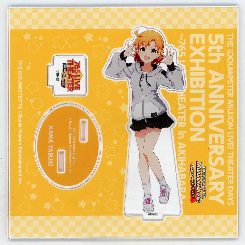 矢吹可奈 公式アクリルスタンド 「アイドルマスター ミリオンライブ! シアターデイズ 5周年記念展 ～765 LIVE THEATER in 秋葉原～」