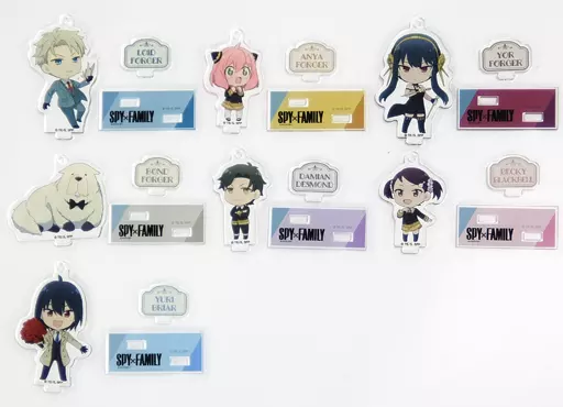 全7種セット 「SPY×FAMILY×ローソン キャンペーン アクリルスタンドキーホルダー」