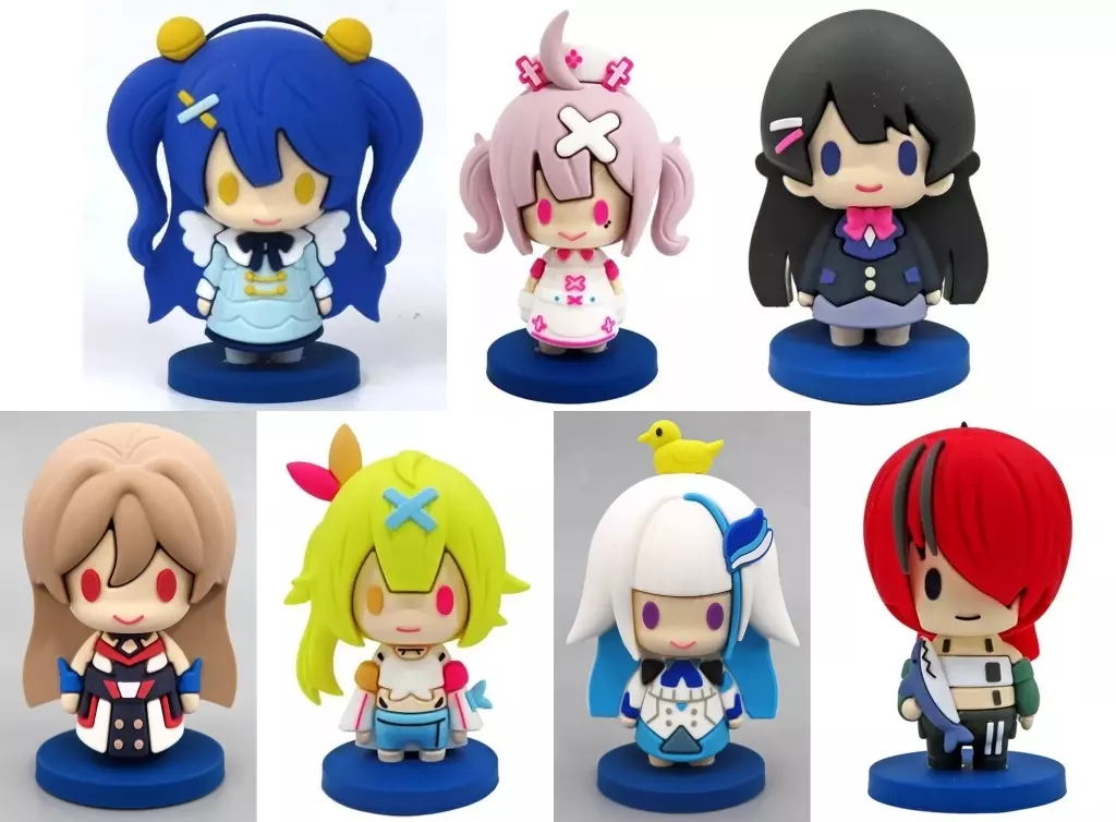全7種セット 「バーチャルYouTuber にじさんじ ラバーマスコットコレクションB」