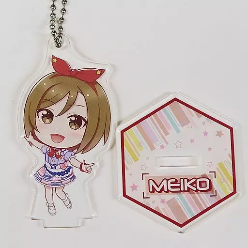 MEIKO 「ラブライブ!サンシャイン!!×初音ミク GiGOコラボカフェ スタンド付きデフォルメアクリルキーホルダー(Aqours×ピアプロキャラクターズ)」