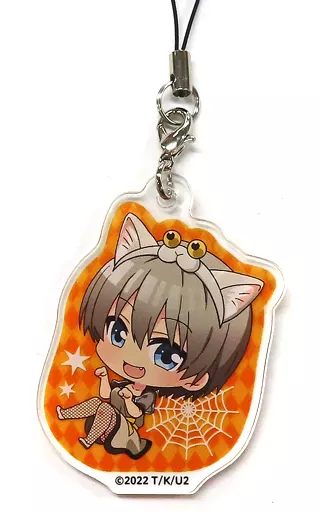 宇崎花(ミニキャライラスト/猫) アクリルストラップ 「くじ引き堂 宇崎ちゃんは遊びたい!ω ハロウィンくじ～ お菓子をくれなきゃいたずらするッス!!～」 C-1賞
