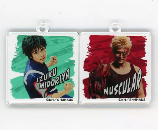 田村心(緑谷出久)＆小柳心(マスキュラー) アクリルキーホルダー2個セット 『僕のヒーローアカデミア』The “Ultra” Stage 平和の象徴」 D-1賞