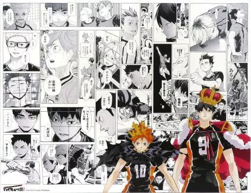 雑貨　日向と影山 フルカラーBIGアートボード 「ハイキュー!!展 FINAL」