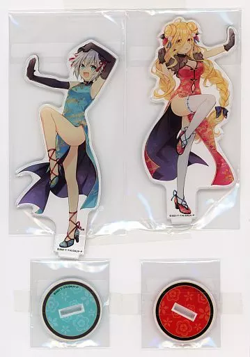 [単品] 本条二亜＆星宮六喰 原作イラスト・つなこ描き下ろしアクリルスタンド 「Blu-ray/DVD デート・ア・ライブIV 完全数量限定版」 同梱特典