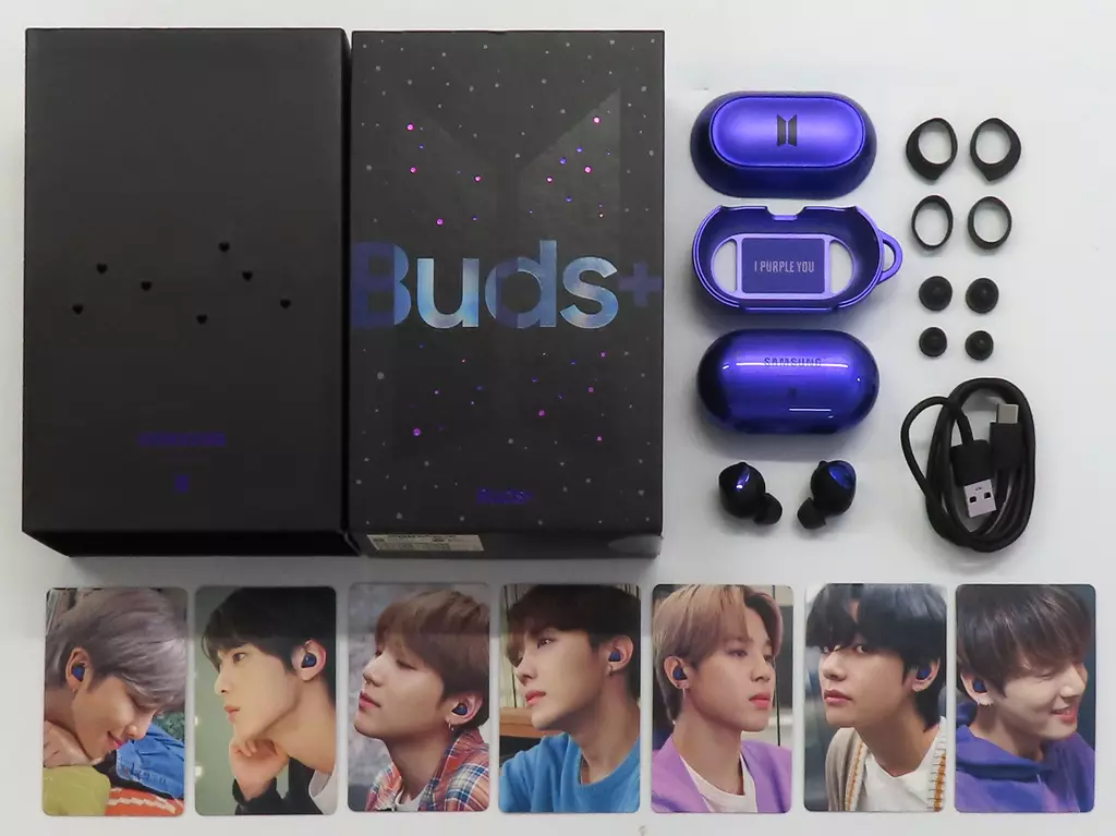 ヘッドフォン　BTS(防弾少年団) ワイヤレス イヤホン Galaxy buds+ BTS Edition 日本仕様
