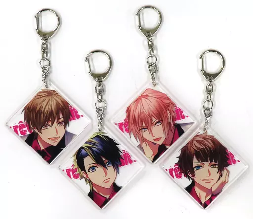 reve parfait アクリルキーホルダー(4個セット) 「DYNAMIC CHORD - Dear message - from ＆ apple-polisher/DYNAMIC CHORD - Dear message - from Liar-S ＆ KYOHSO アニメイト限定セット」 同梱特典