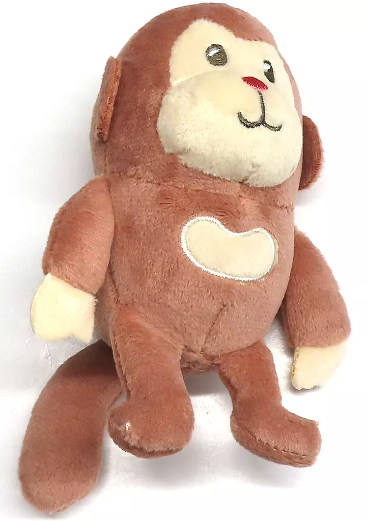 おさるミニマスコットキーホルダー 「ぴーすおぶけーき」