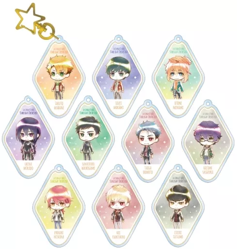 全10種セット 「金色のコルダ スターライトオーケストラ トレーディング デフォルメAni-Art アクリルキーホルダー ver.B」