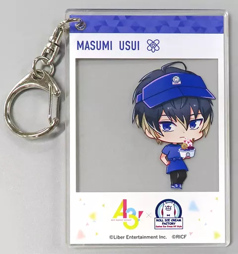 碓氷真澄 「A3!(エースリー)×ロールアイスクリームファクトリー トレーディングアクリルキーホルダー Ver.A」