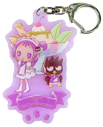 瀬川おんぷ×バッドばつ丸 「おジャ魔女どれみ×はぴだんぶい サンリオキャラクターズコラボ PremiumShop カラーアクリルキホルダー」