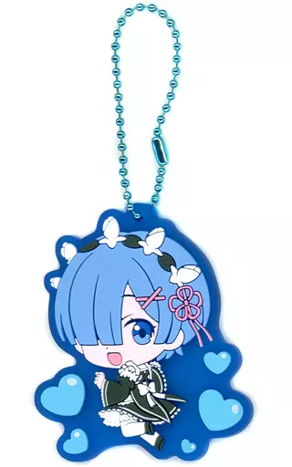 レムB ラバーマスコット 「ガシャポンくじ Re：ゼロから始める異世界生活 レム＆ラム あそーと8」 B賞