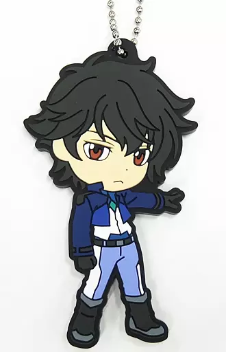 刹那・F・セイエイ ラバーキーホルダー きゅんキャラいらすとれーしょんず 「一番くじ 機動戦士ガンダム 水星の魔女」 G賞