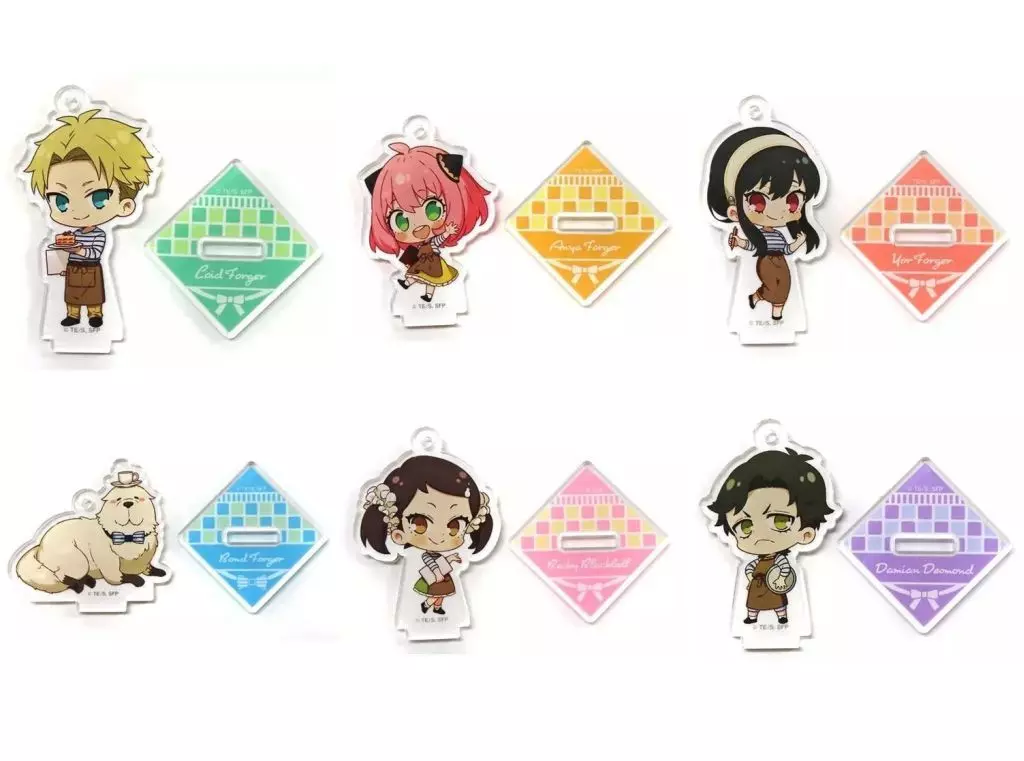 全6種セット 「SPY×FAMILY×SWEETS PARADISE トレーディングアクリルスタンドキーホルダー」