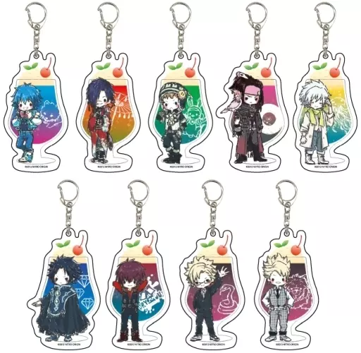 雑貨　全9種セット 「DRAMAtical Murder アクリルキーホルダー 01.レトロアート」