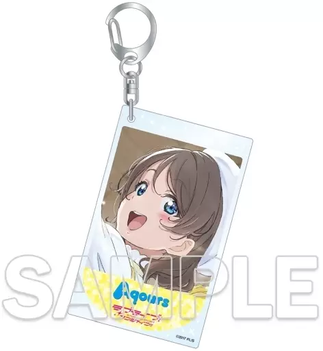 渡辺曜(Ver.なんどだって約束!) ブロマイド風アクリルキーホルダー 「ラブライブ!サンシャイン!!」