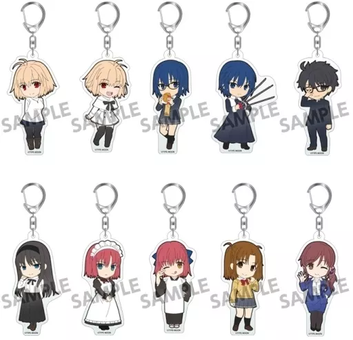 雑貨　全10種セット 「月姫 -A piece of blue glass moon- ぴくりる! トレーディングアクリルキーホルダー」