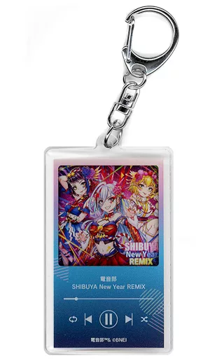 New Year REMIX 音楽プレイヤー風 アクリルキーホルダー 「DMMスクラッチ! 電音部 【NEO-CHARA】」 D-15賞