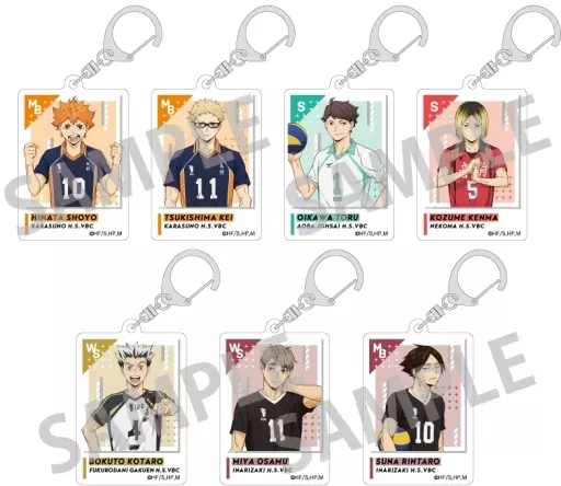 全7種セット 「ハイキュー!! トレーディングアクリルキーホルダー A」