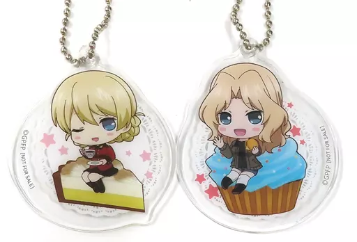 ダージリン＆ケイ ソフトビニールチャームセット(2個セット) 「ガールズ＆パンツァー 最終章」 アニメイトポイント交換景品