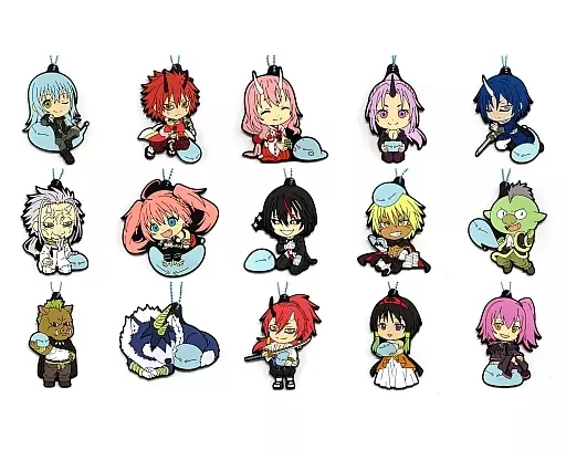 全15種セット ラバーチャーム きゅんキャラいらすとれーしょんず 「一番くじ 劇場版 転生したらスライムだった件 紅蓮の絆編」 G賞