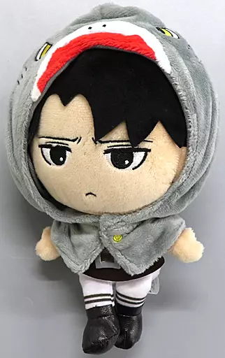 リヴァイ・アッカーマン(サメ) ぬいぐるみキーチェーン 「進撃の巨人」 ユニバーサル・スタジオ・ジャパン2022限定