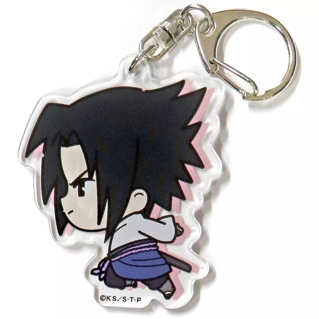 うちはサスケ 「NARUTO-ナルト-＆BORUTO-ボルト- NARUTO NEXT GENERATIONS -雪月風花-×ツリービレッジカフェ アクリルキーホルダーじゃじゃうまコレクション(疾風伝)」