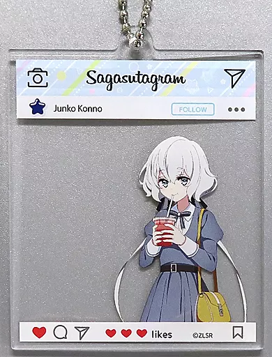 紺野純子 「ゾンビランドサガ リベンジ in AMOCAFE トレーディングフォトフレームアクリルキーホルダー」