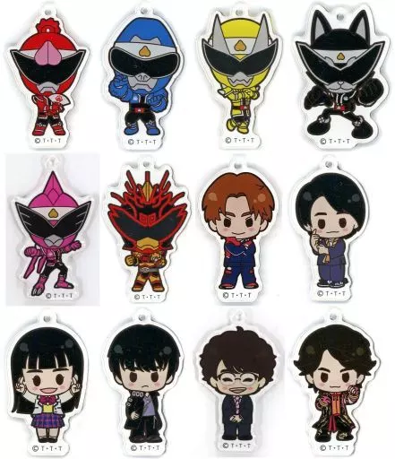 全12種セット 「劇場版 仮面ライダーリバイス/暴太郎戦隊ドンブラザーズ THE MOVIE アクリルキーホルダーコレクション(暴太郎戦隊ドンブラザーズ)」 劇場グッズ