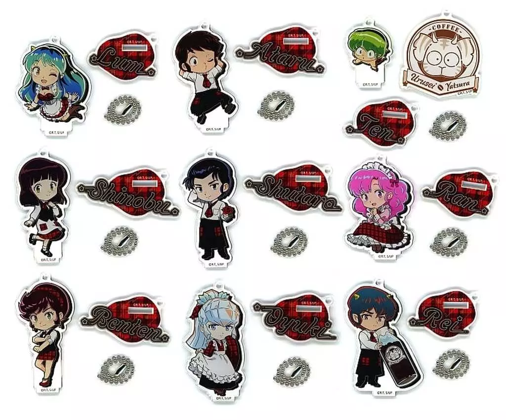 雑貨　全9種セット 「うる星やつら×カリタ トレーディングアクリルスタンドキーホルダー」