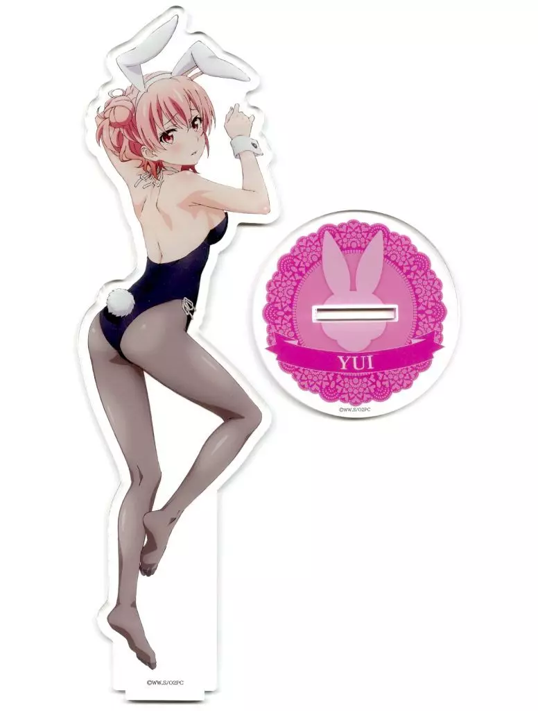 駿河屋 -<中古>由比ヶ浜結衣(バニーver.) アクリルフィギュアLL 