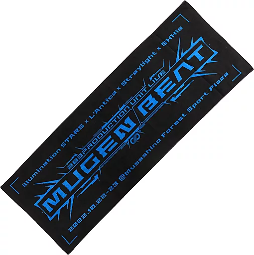 ロゴ 公式タオル 「アイドルマスター シャイニーカラーズ 283PRODUCTION UNIT LIVE MUGEN BEAT」