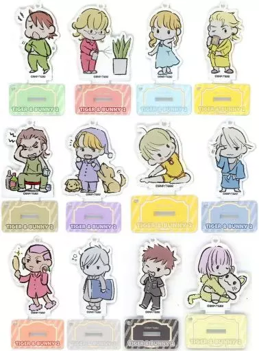 全12種セット 「TIGER ＆ BUNNY 2 スタンド付きアクリルキーホルダーコレクション」