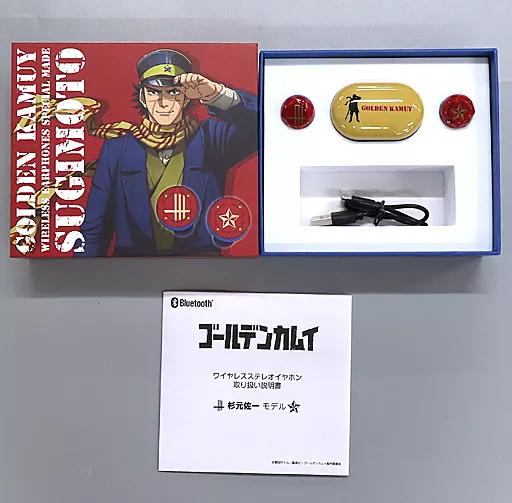 ヘッドフォン　杉元佐一モデル TRUE WIRELESS STEREO EARPHONES(ワイヤレスイヤホン) 「ゴールデンカムイ」