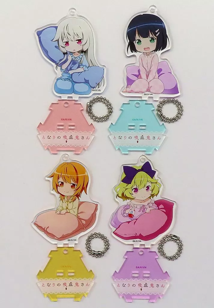 集合 アクリルキーホルダーセット(4種セット) 「となりの吸血鬼さん」 C97グッズ