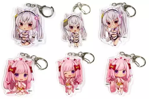 全6種セット アクリルキーホルダー 「DMMスクラッチ! バーチャルYouTuber 荒野の長侍 スクラッチ」 D賞