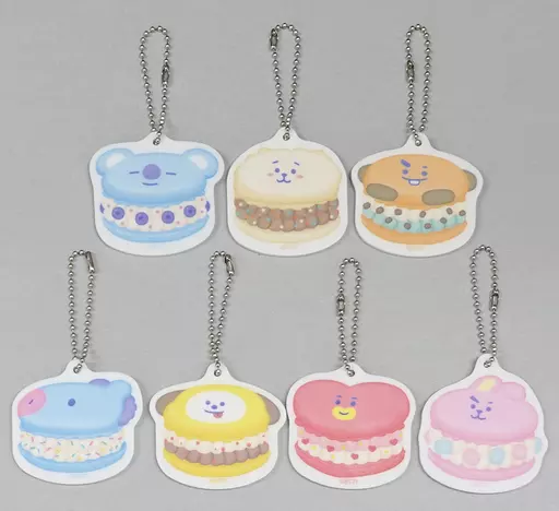 全7種セット オリジナルアクリルキーホルダー 「BT21」 ファミリーマート限定