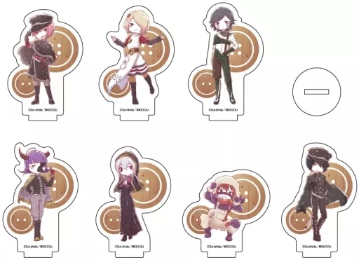 雑貨　全7種セット 「アクリルぷちスタンド ジャックジャンヌ 05.秋公演ver. グラフアートイラスト」